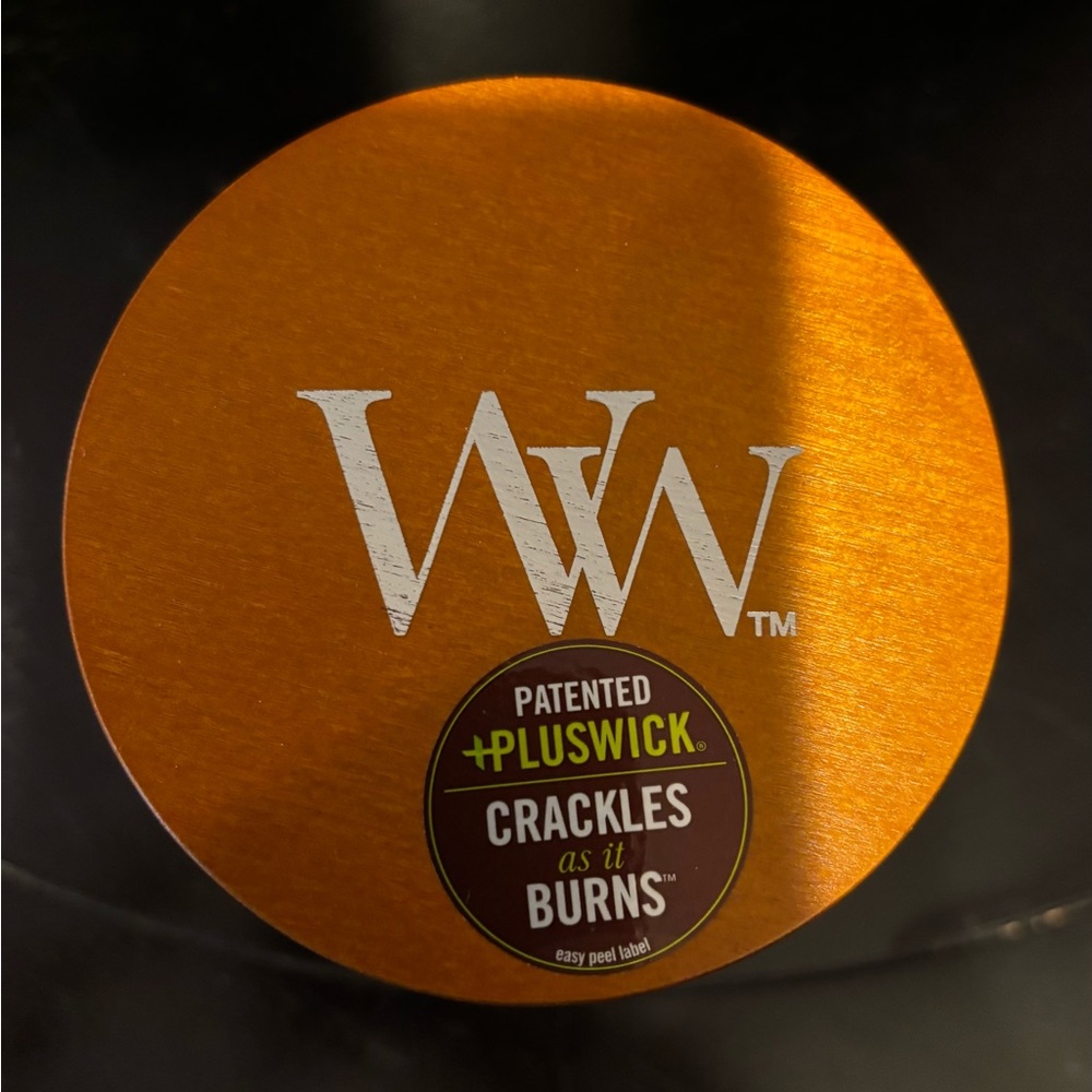 🕯️ WoodWick Vanilla & Sea Salt Candle w/ Wooden Wick + Box - Picture 3 of 4